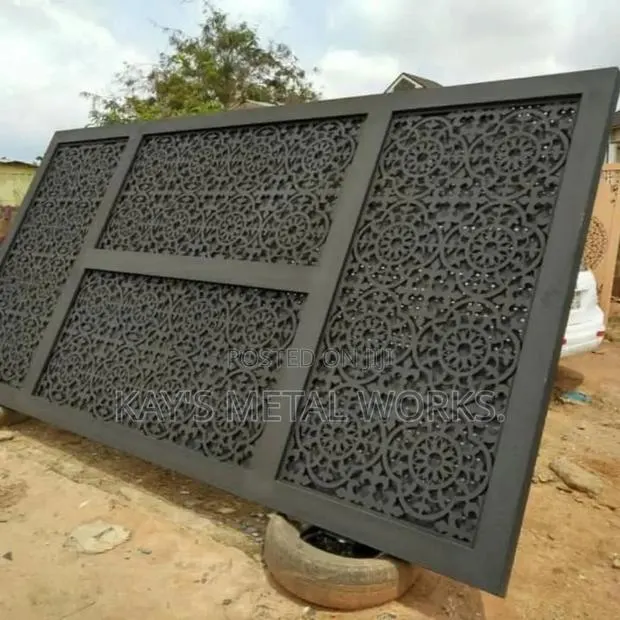 Modern CNC Laser Cut Gate | Custom Metal Gate Design · Photo 1