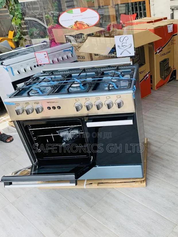 Choose New Oven Grill Mediatech 60x90 Gray Cooker 5 Gas · Photo 1