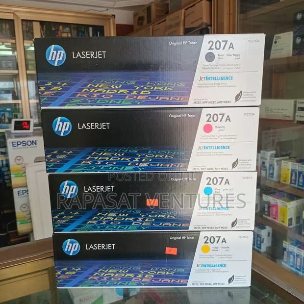 Hp 207a Original Toner Cartridge (B=1200 ; C,Y,M =1400) · Photo 1