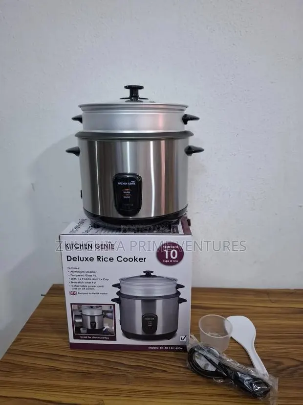 1.8 L Kitchen Genie Deluxe Rice Cooker With Steamer From Uk · Photo 1