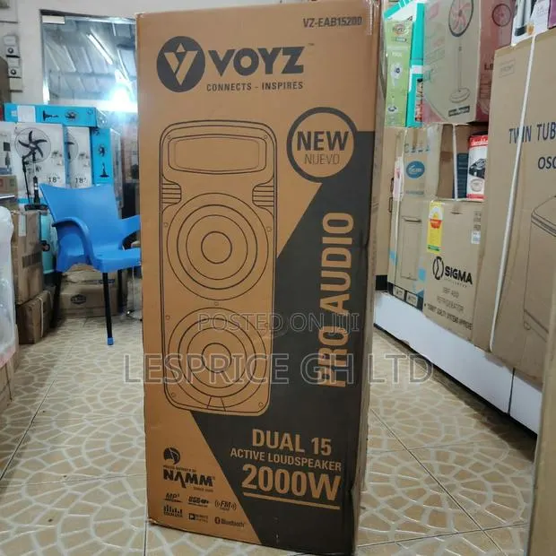 Long Lasting Original 2000W Voyz Bluetooth Speakers · Photo 1