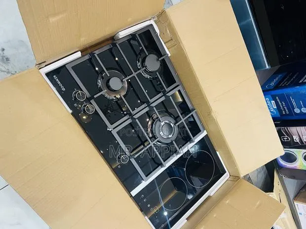 Super Sleek Kenwood 90cm 2 Electric + 4 Gas Hob(Black) · Photo 1