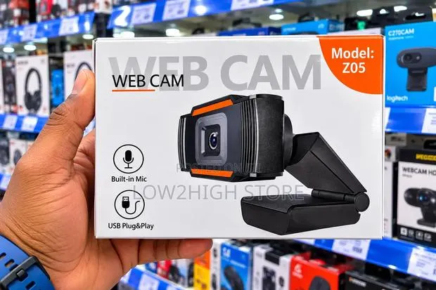 Z05 USB Webcam - 1080P Full HD, Built-in Microphone Plug-and-Play · Photo 1