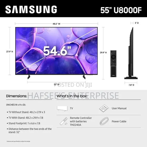 Samsung 55 Inch Uhd Ai Smart Tv · Photo 1