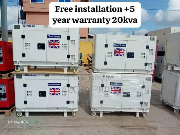 Premier 20kva 18kw Perkins Generator Capacity Diesel Powered · Photo 1