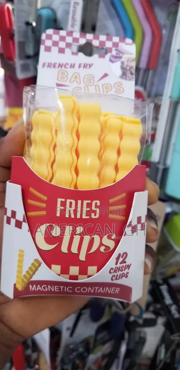 12 Crispy French Fry Bag Clips · Photo 1