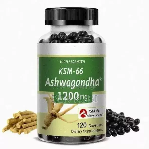 KSM-66 Ashwagandha Extra Strength 120 Capsules · Photo 1