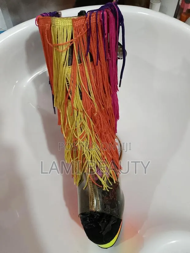 Multi Colorn Costumehigh Plat Form Heelsize · Photo 1