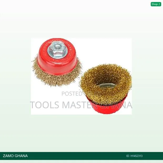 Cup Brush 3 Inch Soft M14 75mm Grado - H · Photo 1