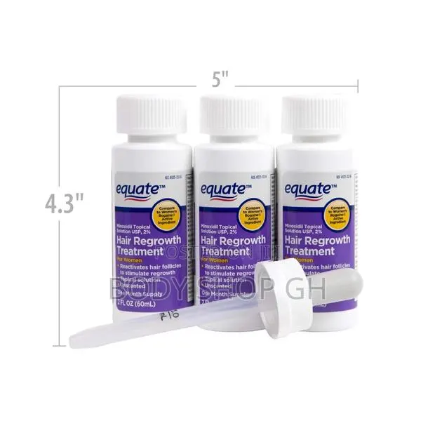 Equate Minoxidil 2% Usp Solution for Hairloss Treatment · Photo 1