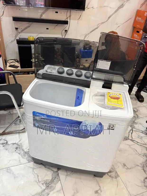 Check Out Affordable Midea 12kg Twin Tub Washing Machine(Semi-Auto) · Photo 1