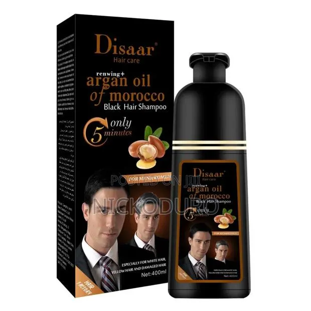 Anti-Grey Hair Black Shampoo(Argan Oil) · Photo 1