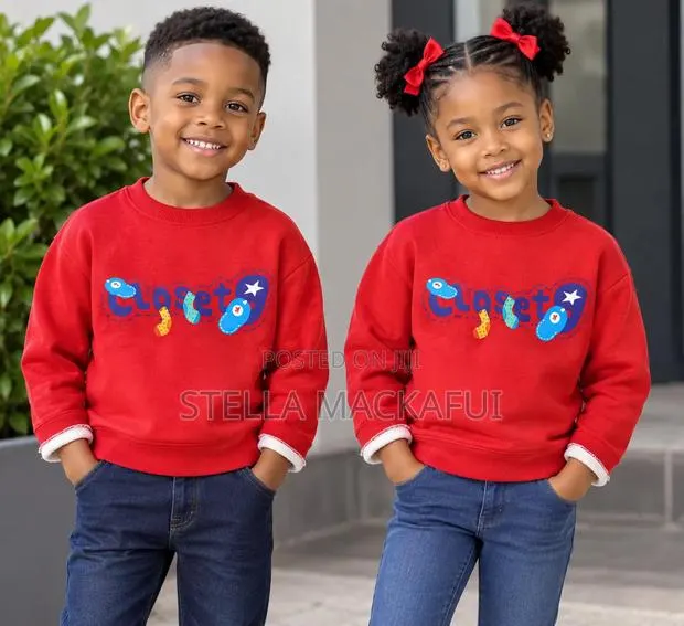 Thick Cotton Sweaters for 1-8yrs Only · Photo 1
