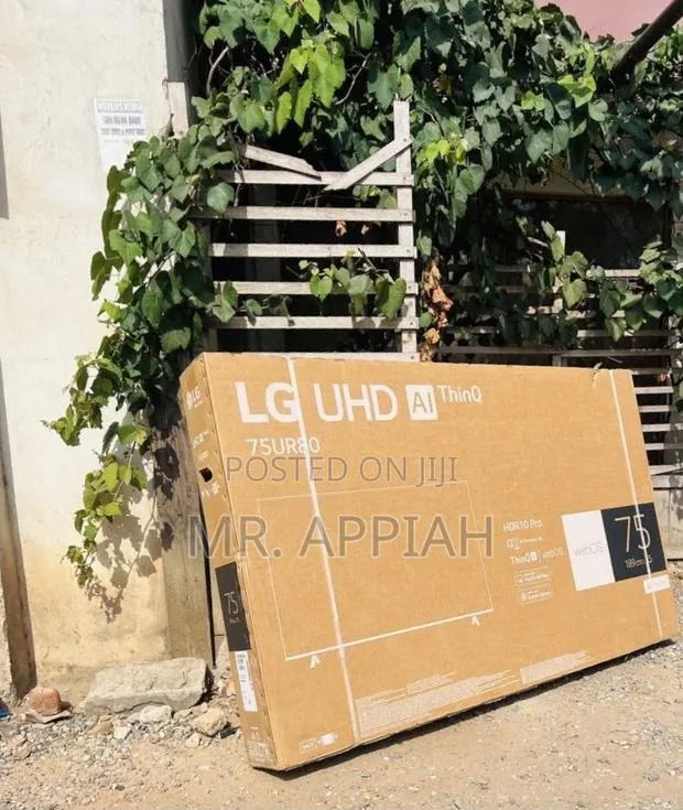 Order Classic Lg75ur80 75” Uhd Smart Screen Television(Black) · Photo 1