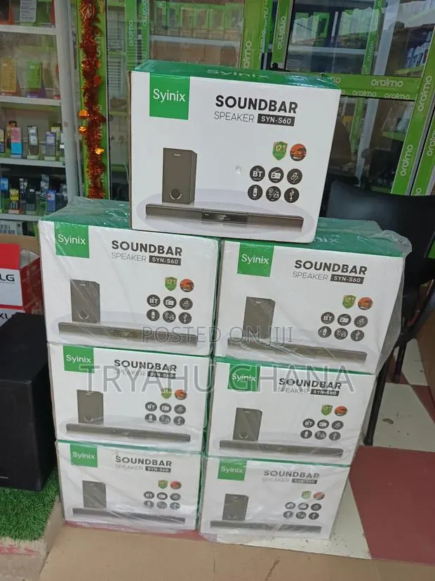 Syinix Syn-s60 Loud Clear Bluetooth Soundbar System · Photo 1