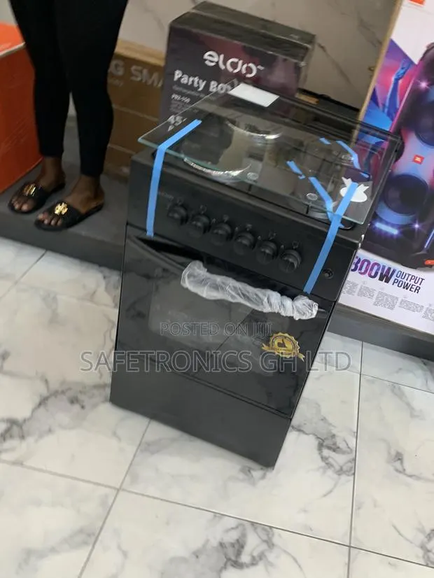 Best Quality Volcano 2 Gas and 2 Electric Stove Black · Photo 1