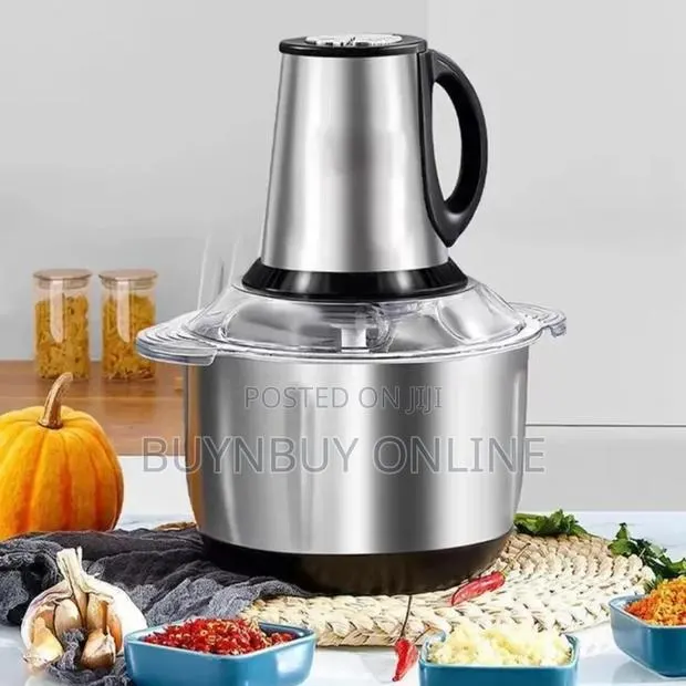 3L Stainless Steel/Glass Food Processor · Photo 1