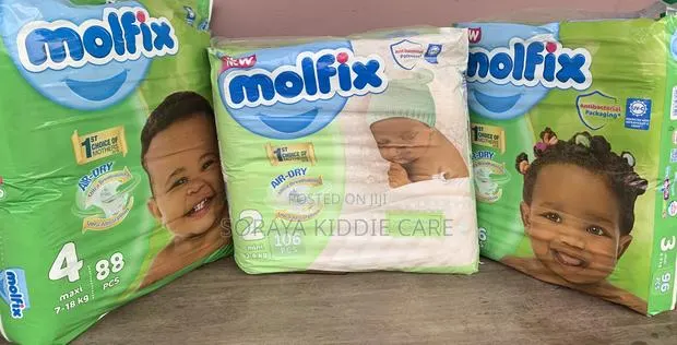 Molfix Diaper Size 2,3,4,5 Jumbo Packs · Photo 1