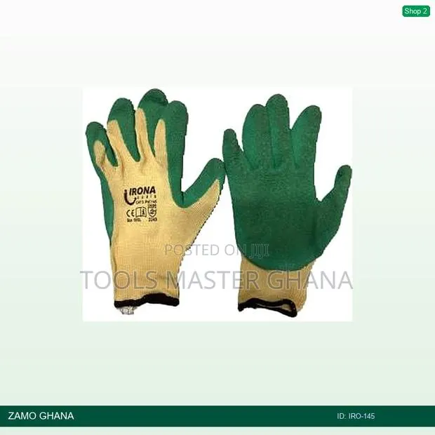 Irona Gloves Latex Crinkled Polycotton 10 Inch - Iro-145 · Photo 1