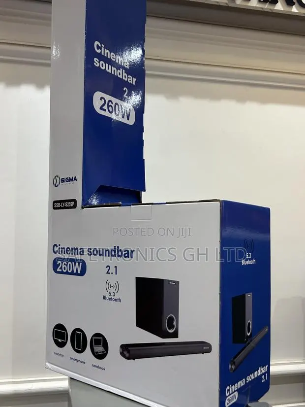 Grab Black Electric Sigma 260 Watts Bluetooth SSB-Ly-S259p Soundbar · Photo 1
