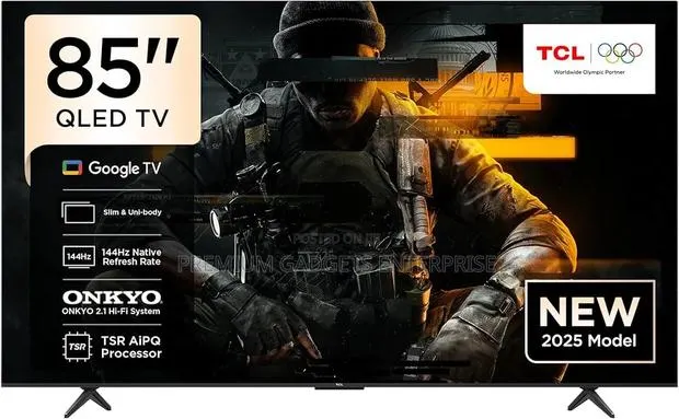 Tcl 85" P8k Qled 4k Smart Tv | Google Tv | Google Tv, 144hz, Hdr10+ · Photo 1