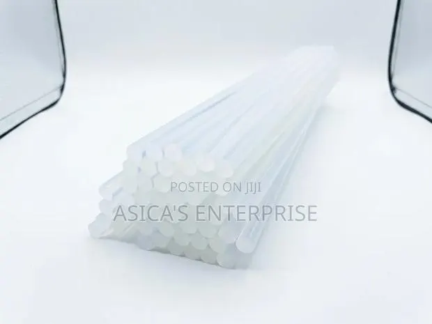 50 Pcs Clear Hot Glue Sticks 7mm × 300mm – Pack For Glue · Photo 1