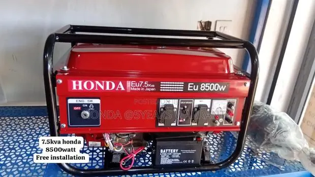 Save Energy Today With Honda Generator 7.5kva 8500watt Petro · Photo 1
