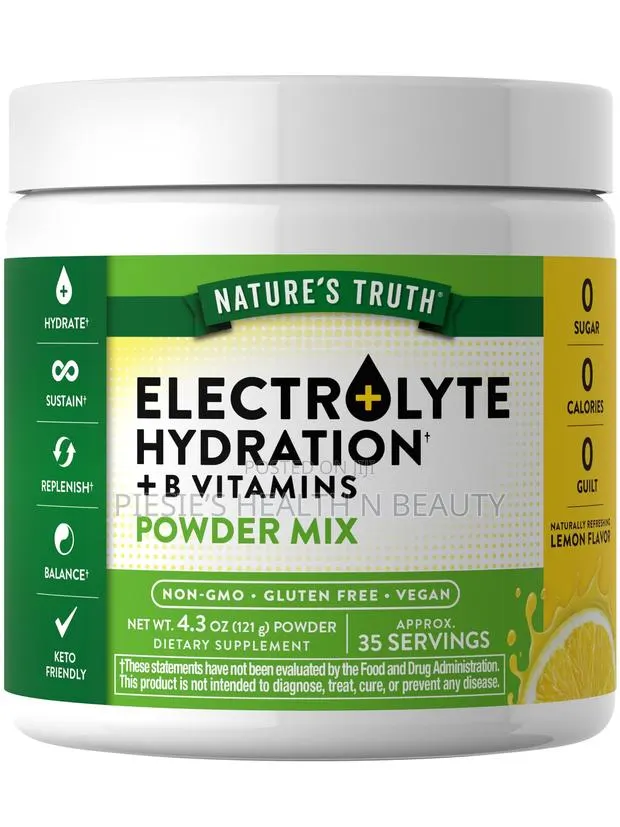 Nature's Truth Electrolytes Hydration Powder | No Sugar | · Photo 1