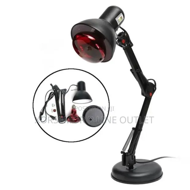 220V 100W Floor Infrared Heat Lamp Health Physiotherapy Therapy Pain · Photo 1
