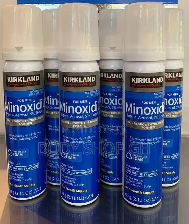 Hairline and Baldness Treatment- Kirkland Minoxidil Foam · Photo 1