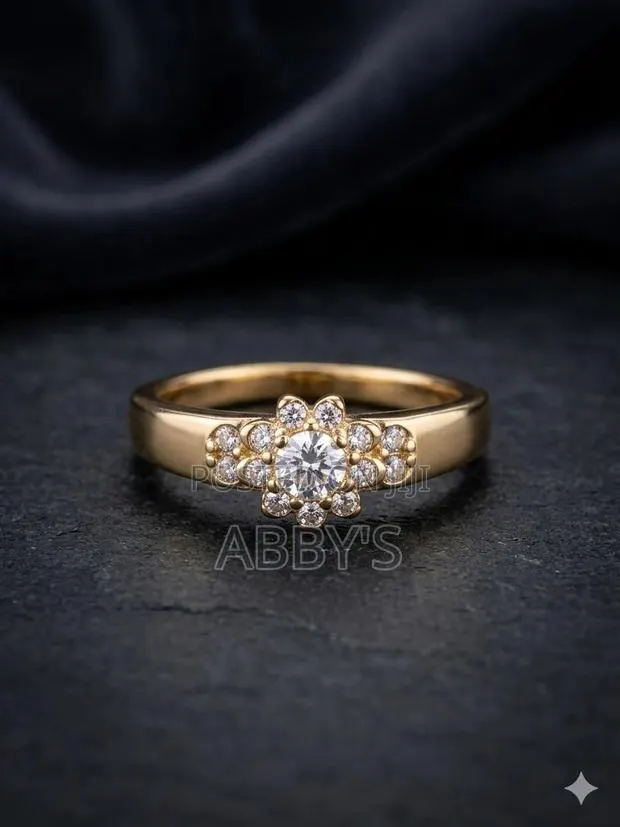 High Quality No Fade Zirconia Promise/Engagement Ring · Photo 1