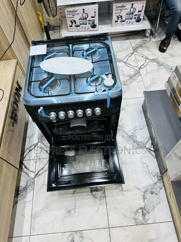 Purchase the New Black Smart Gas Cooker 4burner 60/60 · Photo 1