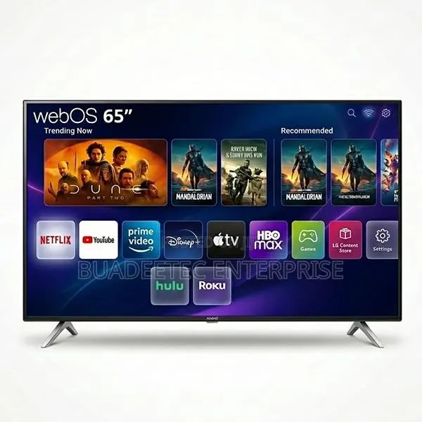 ASANO 65” Smart LED WebOS TV, Ultra HD (WebOS Hub) · Photo 1