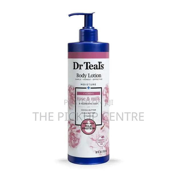 Dr. Teal's Body Lotion + Rose Milk Essential Oils,532ml · Photo 1