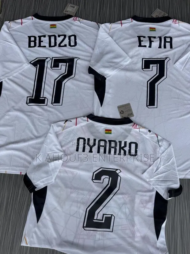 Authentic Customized Ghana Spider/Yellow Jersey for World Cup 2026 · Photo 1
