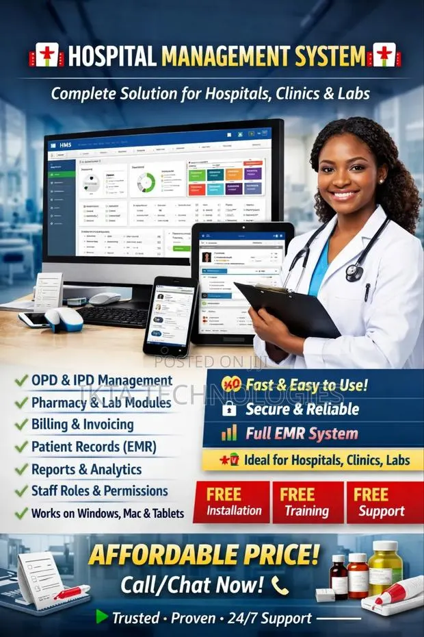 Hospital Management System – Full Solution | Opd + Ipd + Pharmacy · Photo 1
