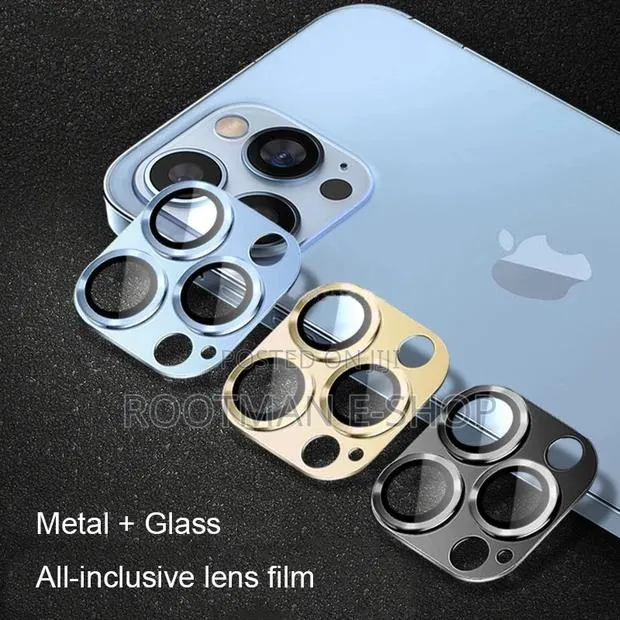 Premium Tempered Glass Cover Camera Lens iPhone Protector · Photo 1