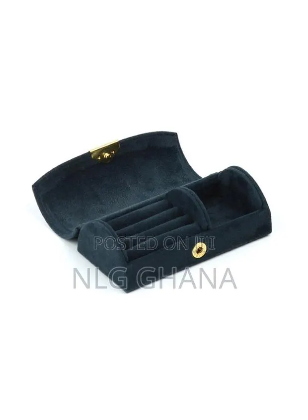 Portable Travel Arched Jewelry Storage Box Earring Bracelet · Photo 1