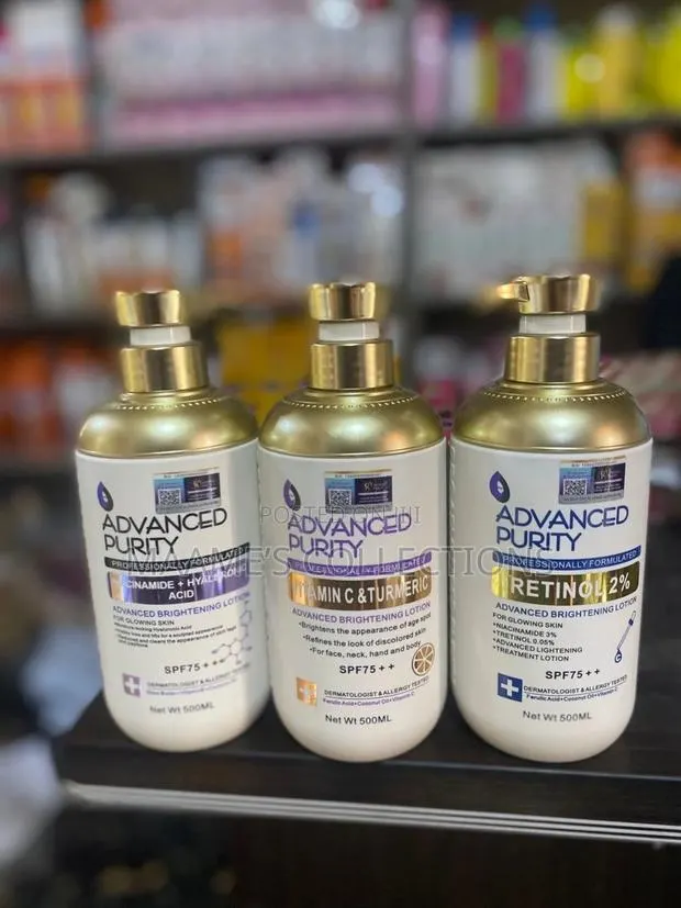 Advanced Purity Brightening Lotions Available · Photo 1