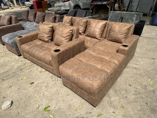Comfortable 8 Seater L Shape, With Comfortable Pillows at the Back · Photo 1