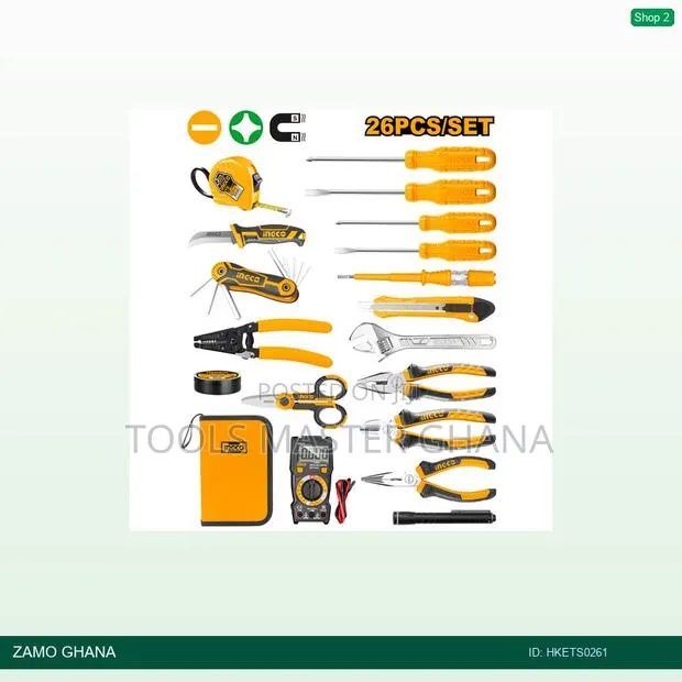 26pcs Electricians Tools Set - Hkets0261 · Photo 1