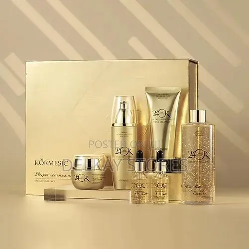 Gold Luxury Skin Care Set – Firming,Hyd Brightening Collection