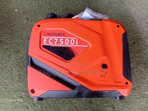 Ecoolmax Portable Inverter Generator – Low Fuel Consumption · Photo 1