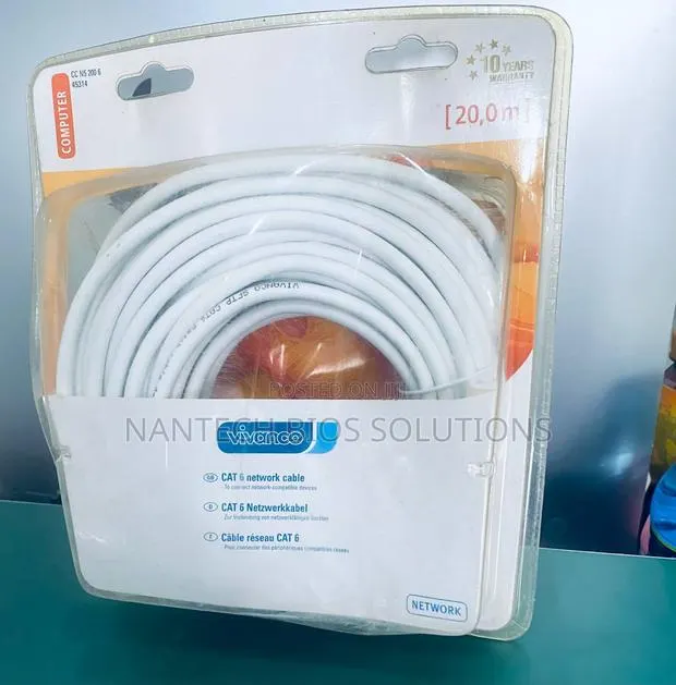 Vivanco Cat 6 Network Cable [20.0m] · Photo 1