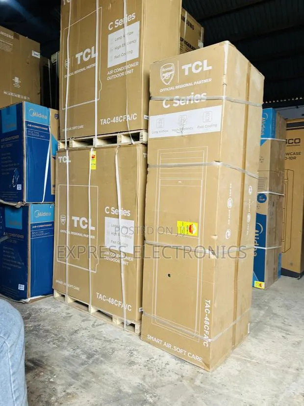 Newly Sealed in Box 5hp Split Floor Air Conditioner Floor White · Photo 1