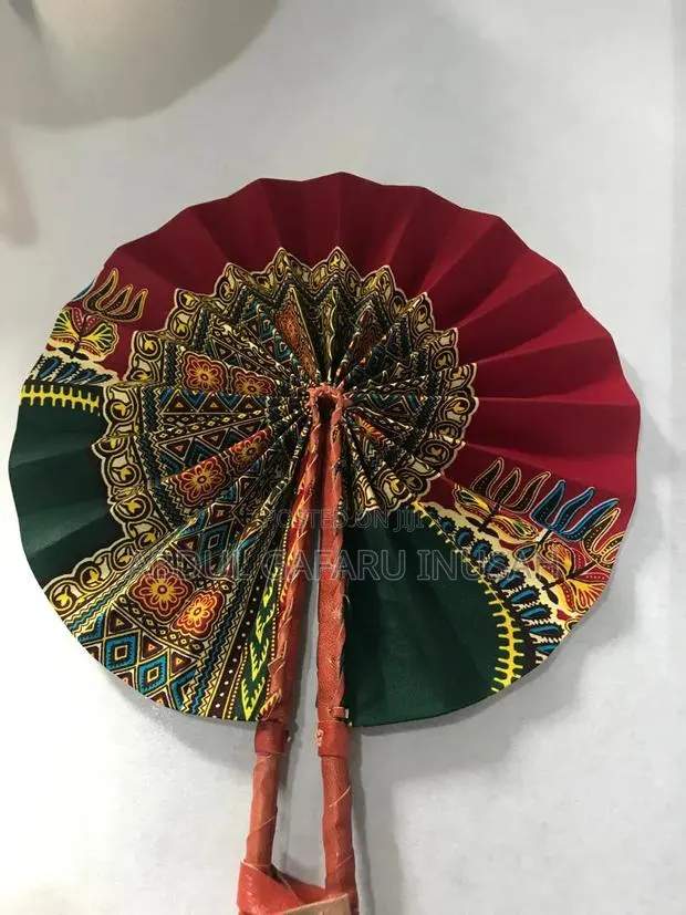 African Print Fan Quality · Photo 1