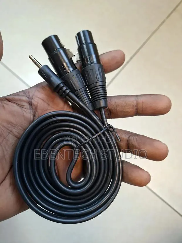 Dual Stereo Female XLR to 3.5mm Male Jack Cable · Photo 1