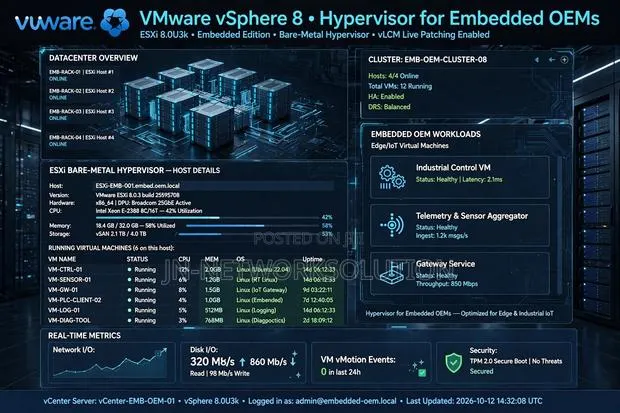 VMware vSphere 8 Hypervisor for Embedded OEMs · Photo 1