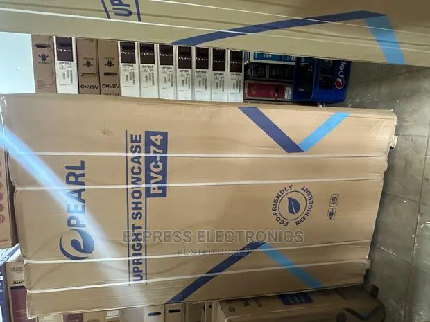 PVC-74 Display Fridge 2door Pearl Adjustable Temperature · Photo 1