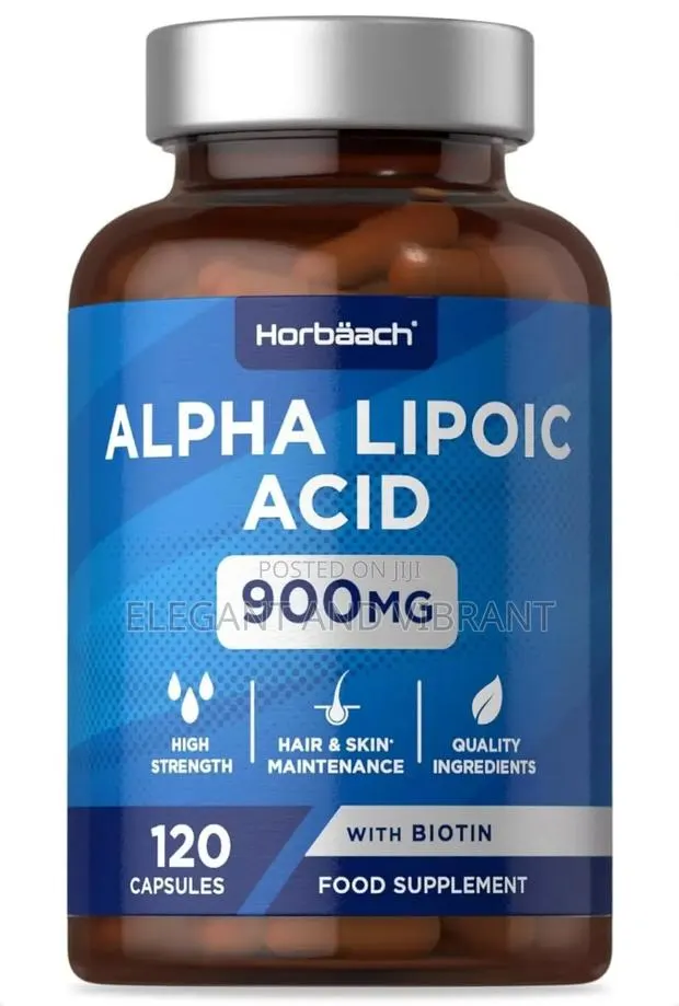 Alpha Lipoic Acid 900mg | 120 Capsules | High Strength Ala · Photo 1